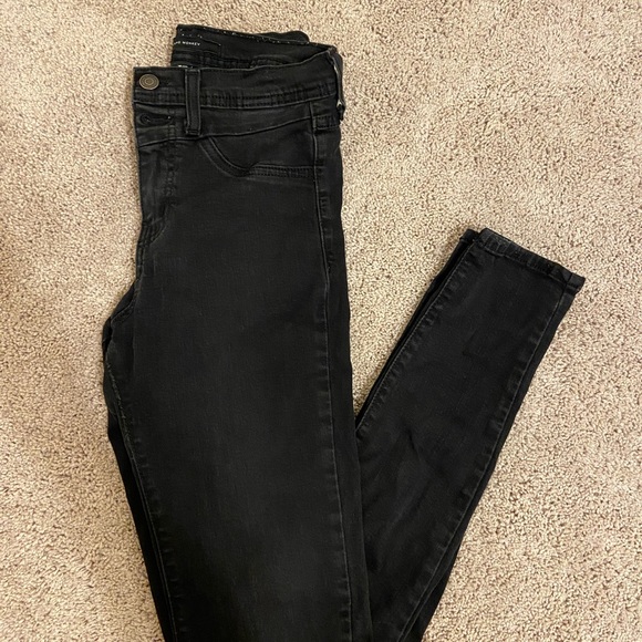 Flying Monkey Black High Waisted Jeans 